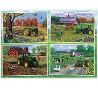 Ravensburger John Deere Puzzle classique de 500 pièces grand format pour adultes - 16837 - Chaque pièce est unique, la technologie Softclick signifie que les pièces s'assemblent