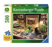 Ravensburger John Deere Table de travail 500 pièces Puzzle grand format pour adultes - 16838 - Chaque pièce est unique, la technologie Softclick signifie que les pièces sont ensemble »
