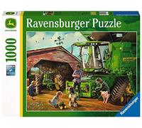 Ravensburger John Deere Then & Now 1000 Piece Jigsaw Puzzles for Adults & Kids Age 12 Years Up