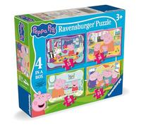 Ravensburger Jouets et Cadeaux Peppa Pig - Puzzles 4 dans Une boîte pour Enfants de 3 Ans et Plus - 12, 16, 20, 24 pièces - Édition 2025