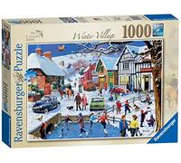 Ravensburger- Jours de Loisirs Leisure Days No.3 - The Winter Village Puzzle de 1000 pièces pour Adultes et Enfants à partir de 12 Ans, 13988, Multicolore, 69,9 x 49,7 x 0,2 cm