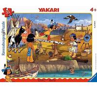 Ravensburger Kinderpuzzle 05698 - Mit Freunden im Freien spielen - 30-48 Teile Yakari Rahmenpuzzle für Kinder AB 4 Jahren