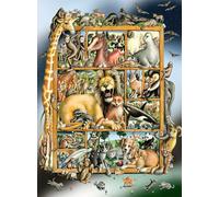 Ravensburger Puzzle pour Enfants - 12000862 - Animaux sur étagère - 100 pièces XXL - pour Enfants à partir de 6 Ans