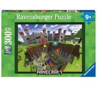 Ravensburger Kinderpuzzle 13334 - Minecraft Cutaway - 300 Teile XXL Minecraft
