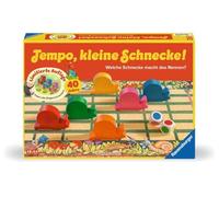 Ravensburger Kinderspiel 23034 - Tempo Petit Escargot 40 Ans Anniversaire, Course d'escargots Populaire avec Remise de Victoire supplémentaire, Jeu de société pour Filles et garçons, 2 à 6 Joueurs, à