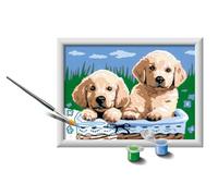 Ravensburger Peinture au numéro CreArt Série E Chiens Retriever 28931 – Version allemande