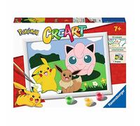 Ravensburger Kits de Peinture par numéros CreArt Pokemon Classics pour Enfants et Adultes à partir de 7 Ans - Set de Bricolage pour Enfants