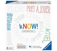 Ravensburger - kNOW ! - Jeu de société - Jeu de quiz à jouer entre amis ou en famille - jouable avec l'Assistant Google - Mixte - 27253 - Version française