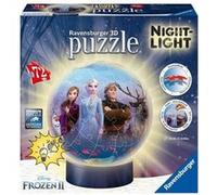 RAVENSBURGER - La Reine des Neiges 2 Puzzle 3D rond 72 pieces Illumine Neutre G