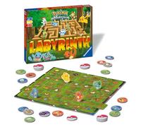 Ravensburger - Labyrinthe Pokémon Jeu de Société - Jeu Labyrinthe Pokémon - Famille - 2-4 Joueurs dès 7 Ans - Pikachu Bulbizarre Salamèche Carapuce - 26949