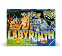 Ravensburger - Labyrinthe Pokémon Phosphorescent - Jeu Labyrinthe Pokémon Brillant dans Le Noir - 2-4 Joueurs - Dès 7 Ans - Réflexion et Stratégie - 22705