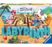 Ravensburger - Labyrinthe Stitch - Jeu de Société et de Stratégie - Jeu Labyrinthe Disney Lilo & Stitch - Famille - 2-4 Joueurs dès 7 Ans - Jeu de Plateau - 24684