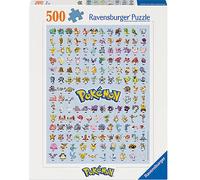 Ravensburger – Puzzle 500 pièces – Pokédex 1re génération Pokémon – Adultes à partir de 12 ans