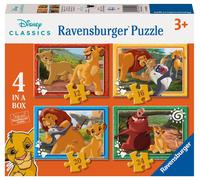Ravensburger - Legpuzzel Disney Lion King - 4 Puzzels TOY NEUF