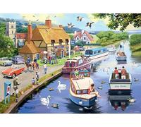 Ravensburger Leisure Days No.7 - Puzzle de 1000 pièces Soirée sur la rivière pour Adultes et Enfants à partir de 12 Ans