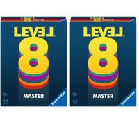 Ravensburger - Level 8 Master - Jeu De Cartes - Jeu De Société Famille - Combinaisons - 2 à 6 Joueurs dès 10 Ans - Mixte - 20865 (Multilingue - Français Inclus) (Lot de 2)
