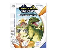 Ravensburger - Livre d'aventure interactif tiptoi - Destination savoir Les dinosaures - Jeux électroniques éducatifs sans écran et en français - A partir de 7 ans - 00599