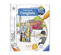 Ravensburger - Livre d'aventure interactif tiptoi - J'apprends l'anglais - Jeux électroniques éducatifs sans écran et en français - A partir de 4 ans - 00606