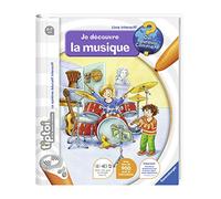 Ravensburger - Livre d'aventure interactif tiptoi - Je découvre la musique - Jeux électroniques éducatifs sans écran en français - A partir de 4 ans - 00605