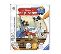 Ravensburger - Livre d'aventure interactif tiptoi - Je découvre les pirates - Jeux électroniques éducatifs sans écran en français - A partir de 4 ans - 00591