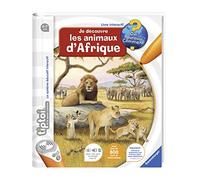 Ravensburger - Livre interactif tiptoi - Je découvre les animaux d'Afrique - Jeux électroniques éducatifs sans écran en français - A partir de 4 ans - 00592