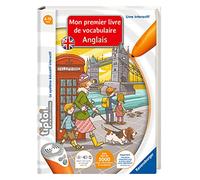 Ravensburger - Livre interactif tiptoi - Mon Premer Livre de Vocabulaire Anglais - Jeux électroniques éducatifs sans écran en français - A partir de 6 ans - 00670