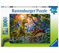 Ravensburger - L'oasis des dinosaures -Puzzle 100. Xxl