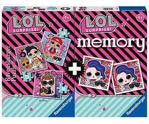 Ravensburger LOL Multipack Memory et 3 Puzzles, Multicolore, 20549