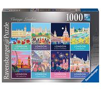 Ravensburger- Londres Puzzle Vintage London de 1000 pièces pour Adultes et Enfants à partir de 12 Ans, 16960, Multicolore, 69,9 x 49,7 x 0,2 cm