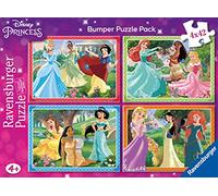 Ravensburger Lot de 4 Puzzles Princesses Disney pour Enfants de 4 Ans ou Plus de 42 pièces