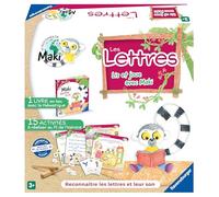 Ravensburger - Maki apprend à Lire - Les Lettres - Premier Jeu de société pour Enfants - Enfant et Parents - à partir de 3 Ans - Mixte - 22358 - Version française