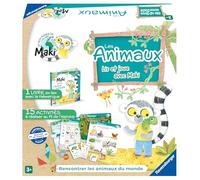 Ravensburger - Maki et la réserve Naturelle - Les Animaux du Monde - Premier Jeu de société pour Enfants - Enfant et Parents - à partir de 3 Ans - Mixte - 22355 - Version française