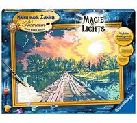 Ravensburger Malen nach Zahlen 28989 - Magie des Lichts -AB 14 Jahren: Ohne Rahmen!'