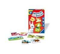 Ravensburger Jeu d'association Animaux Maman et ses Petits – Puzzle éducatif auto-correctif dès 2 ans