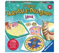 Ravensburger - Mandala Designer - Dessin - Loisir créatif - Pochoirs - Crayons de Couleur Inclus - Lama - Activité créative - Enfant - Dès 6 Ans - 28519 - Version française