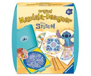 Ravensburger - Mandala Designer - Mini - Stitch - Dessin - Loisir créatif - Kit Voyage - Pochoir - Dès 6 Ans - 12028014