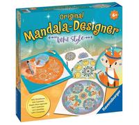 Ravensburger - Mandala Designer - Pochoirs et crayons inclus - Boho Style - Jeu créatif dès 6 ans