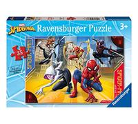 Ravensburger - Puzzle Marvel : Spiderman | Puzzle 3 Ans Ou Plus | Puzzles 3 Ans Ou Plus De 35 Pièces | Puzzles Enfants 26 X 18 Cm Puzzle