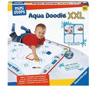 Ravensburger ministeps 4180 Aqua Doodle XXL, Große Malmatte für fleckenfreies erstes Malen mit Wasser, für Kinder ab 18 Monate, inkl. Matte und Stift