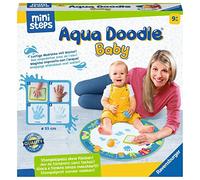 Ravensburger ministeps 4181 Aqua Doodle Baby - Marquage sans taches à l'eau - Premier jeu de tampons pour bébés âgés de 9 mois et plus - Avec tapis en tissu magique, 440 g