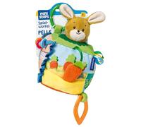 Ravensburger ministeps 4584 Pelle Cube d'activité Doux avec Film crépitant et Anneau de Dentition, Jouet pour bébé à partir de 6 Mois