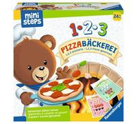 Ravensburger Ministeps 4586 1.2.3 Pizzabäckerei - Spielerisch Zählen lernen mit Bär Butz, Spielzeug AB 2 Jahren