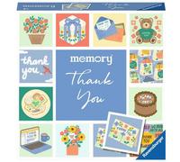 Ravensburger - Jeu en Famille - Mini Memory® - Merci - Le Parfait Jeu pour Offrir mêlant Observation, Association et mémorisation - À partir de 3 Ans - 22400