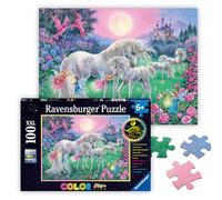 Ravensburger Puzzle Moonlight Unicorns 13670 Color Starline Jaune