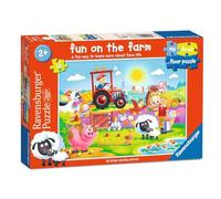 Ravensburger My First Puzzle - Fun on The Farm Puzzle de 16 pièces pour enfants - Chaque pièce est unique, les pièces s'emboîtent parfaitement