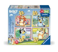Ravensburger - My First Puzzles - 2, 3, 4 et 5 pièces - Bluey | Fille ou garçon dès 3 ans - Puzzle de qualité supérieure - Carton épais et résistant - 4 puzzles