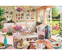 Ravensburger My Haven No.9 The Tea House 1000 Piece Jigsaw Puzzle for Adults & Kids Age 12 Years Up