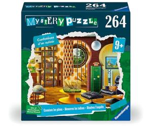 Ravensburger - Mystery Puzzle - 264 pièces - Confessions d'un Voleur | Fille ou garçon dès 9 ans - Puzzle de qualité supérieure - Examinez les pièces, Découvrez les indices et Résolvez l'enquête