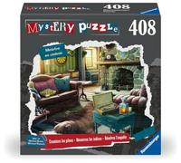 Ravensburger - Puzzle familial Mystery Puzzle Meurtre en cadeau 408 pièces, cartes et enveloppes