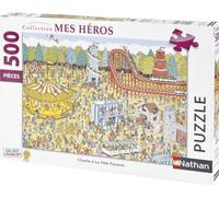 Ravensburger Nathan puzzle 500 p - Charlie à la fête foraine / Où est Charlie ?